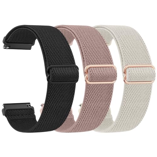 Meliya ID208 Plus �X�}�[�g�E�H�b�`�o���h 22mm �X�g���b�` �L�k���i�C�����o���h Fitpolo/Quican/Aeac/Tensky ID208 Plus�X�}�[�g�E�H�b�`�����p���X�g�o���h ���߉\�ȃX�g���b�v(�u���b�N+�X�^�[���C