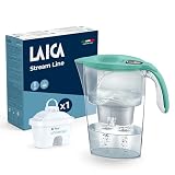 LAICA Stream Line Caraffa Filtrante - 2,3L, Timer Digitale, Verde Acqua...
