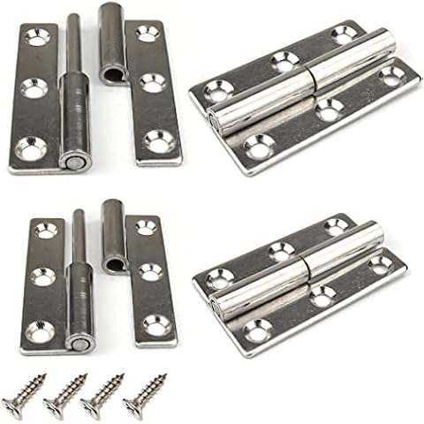 Lyxtiorn 4Pcs 3" Lift Off Door Hinges Cover