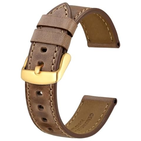 BISONSTRAP 18mm Leather Watch Band Cover