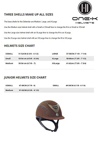 One K Unisex Defender Suede Protective Riding Helmet, Black Matte, Large #TOP2