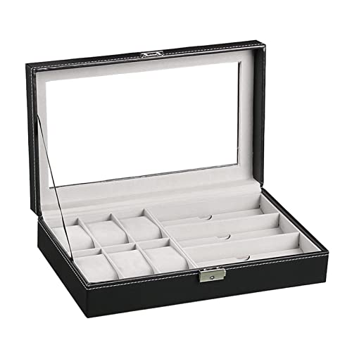 Rangement montre et lunettes en bois pour organiser vos bijoux et éviter les rayures