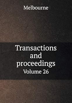 Paperback Transactions and proceedings Volume 26 Book