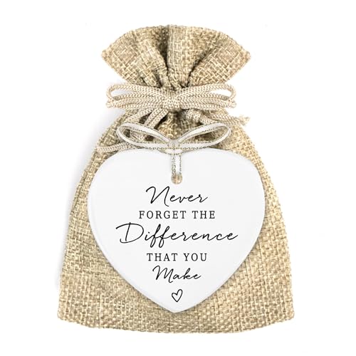 Never Forget The Differents You Make - Thank You Gifts for Women Men - Teacher Appreciation Gifts - Appreciation Gift for Nurse Paraprofessional Principal Coworker Employee Counselor Boss