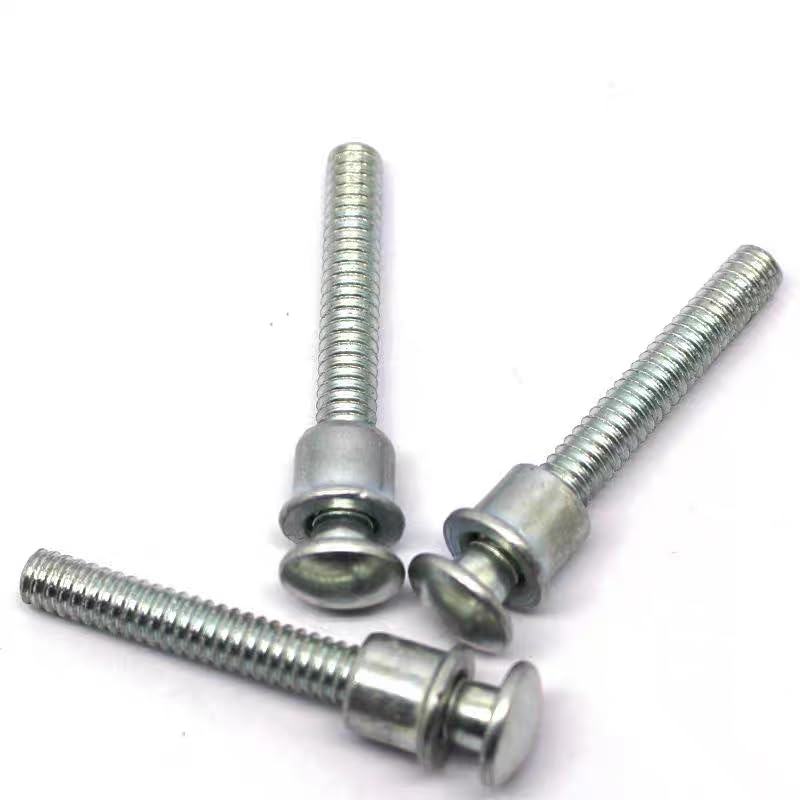 3/16" Rivet Kit for Peterbilt 379 Huck and Collars - Replace MGP98T-R6-10G,MGCS-R6U-Pack of 100 Medium Flange Collars