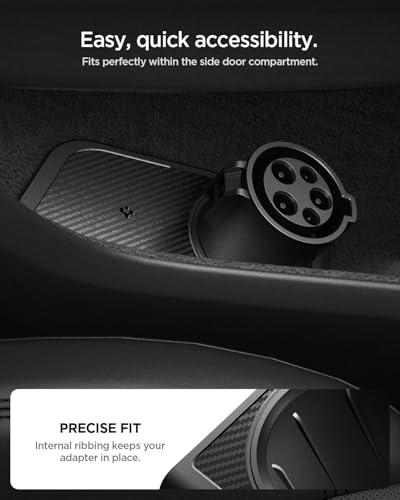 Image of Spigen J1772 Charging Adapter Door Dock for Tesla Model Y Juniper & YL | Only Premium and Performance 2026 /2025 - J1772 Charging Adapter Not Included