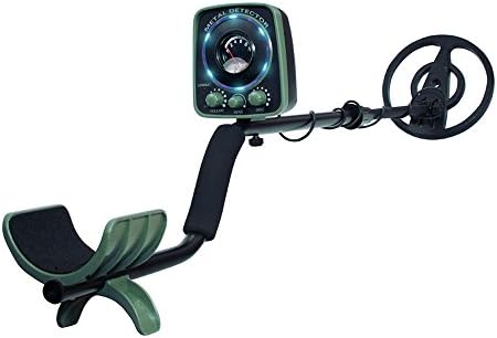 Qwest LED 50" Metal Detector Kit w/Shovel Scoop Treasure Hunter Waterproof Coil, Lightweight Waterproof Coil Sensitive Search Gold Digger Hunter