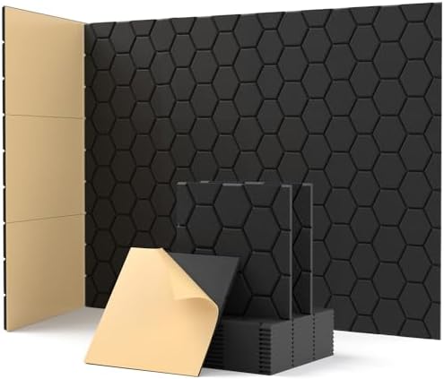 Trattamento Acustico Pareti 12 Piastrelle Fonoassorbenti In Schiuma Acustica Grigia 30x30x2.5 Cm - Pannelli Antirumore Pannelli Fonoassorbenti Schiuma Acustica - Foto 11