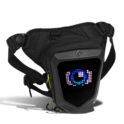 Sac banane LED texture EVA haute résistance avec sangles réglables de confort