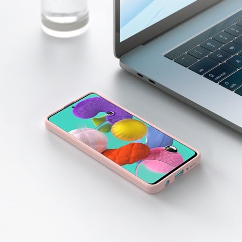 Image of for Samsung Galaxy A51 4G Case Pink, Scratch Resistant with Soft Touch, Slim Thin Phone Cover for Samsung Galaxy A51 4G