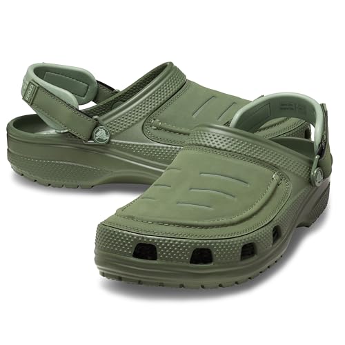 Crocs Men's Yukon Vista II LiteRide Clogs, Army Green, 92