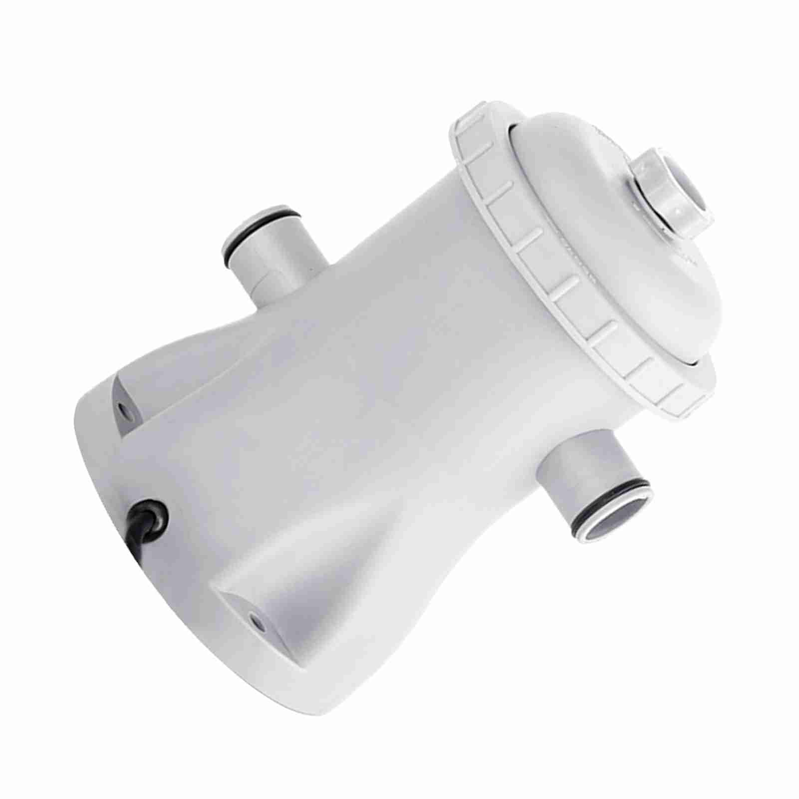 Kavolet Bomba de filtro de piscina de 16 W, 1.250 L/h, bomba de agua eléctrica con 2 cartuchos de filtro de piscina, bomba de piscina sobre el suelo, sistema de filtro de cartucho pequeño