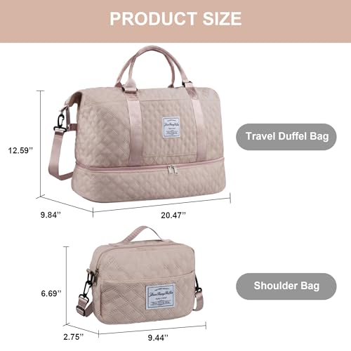 Travel Duffel Bag Weekender Overnight Bag for Women Carry On Gym Bag Travel Essentials2