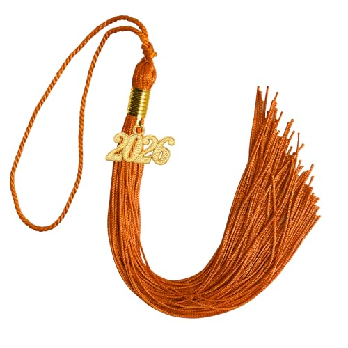 Image of GraduationMall Single&Multiple Color Graduation Tassel with 2026 Year Charm 9 inch