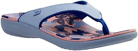 Spenco Women's Orthotic Sandal Flip-Flop, Blue, 8 | Image 6