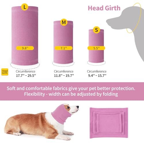 Image of Nanaki Calming Ear Wrap - Quiet Dog Headband & Snood Ear Muffs for Anxiety Relief & Noise Reduction
