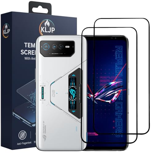 Image of Military-Grade Gorilla Tempered Glass For Asus ROG 6 With Installation Kit | Edge to Edge Coverage | Black (Pack Of 2)