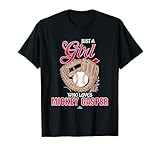 Just a Girl Who Loves Mickey Gasper Minnesota Baseball MLBPA T-Shirt