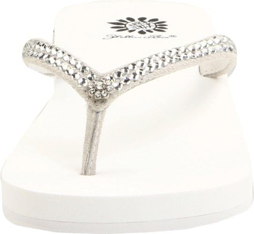 Yellow Box Women's Jello Sandal, White, 7 M US | Image 1