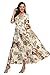 Floral Print Maxi Dress Women Button Up Split Long Flowy Bohemian Beach Party Dresses X-Large