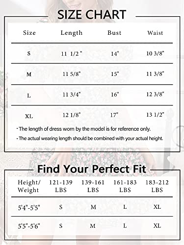 Zaberry Short Summer Dress For Women A Line Dresses Floral Sundresses For Women 2023 Casual X-Large Black Pink Floral #TOP5