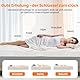 FRIDEKO 8cm Höhe Matratzentopper, Matratzen Topper 160x200cm, H2&H3 Gel Memory Foam Topper, Abnehmbaren und Waschbaren Bezug, Geeignet für Boxspringbett, Schlafsofas, Wohnwagen