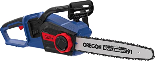 Güde Akku Kettensäge KS 36-0 (2x 18 V, Easy-Energy-Exchange, Brushless Series, 320 mm Schnittlänge, Kettenschnellspanner & autom. Kettenschmierung, inkl. Oregon Schwert & Kette, ohne Akku & Ladegerät)