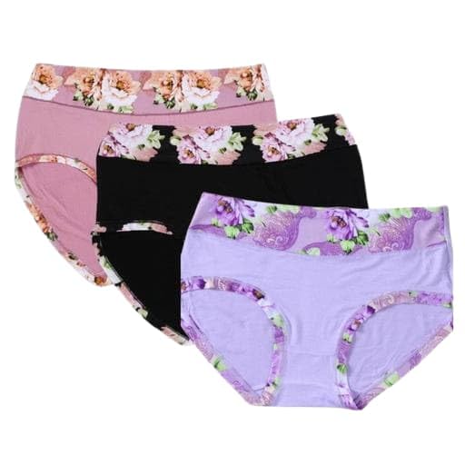 Women's Multicolor Seamless Hipster Panties Pack of 3 | High Waist Soft Stretch Invisible Briefs-image-26