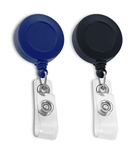 I.D. Card Retractable Holder Badge Yo Yo Clip [pack of 2]