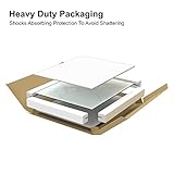 Home Supplies Tempered Glass Splashback for Kitchen, 6mm Toughened Glass Heat Resistant Splashbacks for Cookers (60X80, White Marble Glass) - Image 5