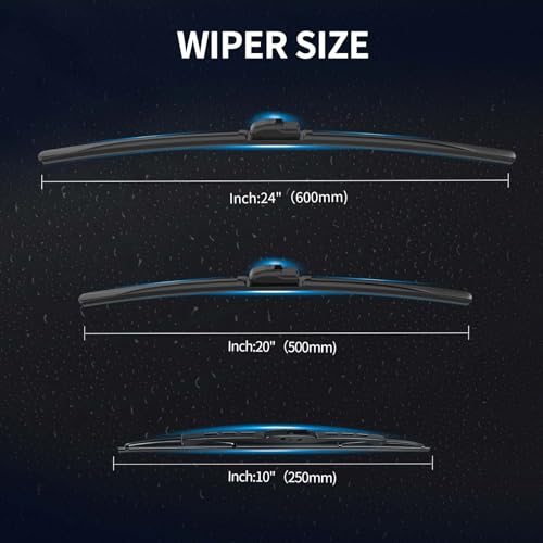 Image of Front and Rear Windshield Wipers for Chevrolet Traverse 2018-2023