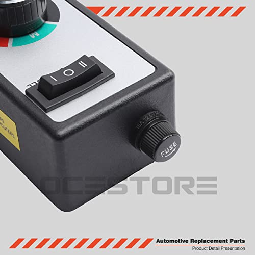 Controlador de velocidad variable para ventiladores OCESTORE, 120 V CA, 15 A, para ventiladores de conducto e hidroponía miniatura 5