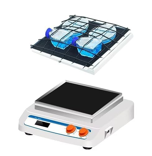 LCD Orbital Shaker Rocker Lab Shaking Instrument Orbital Testing Device with Fixed Tray Shaking Mode Orbital Speed Range 60 to 400rpm (Optional to 500) Amplitude 8mm