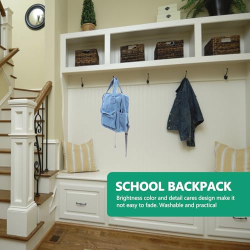 Mochila vaquera azul para niñas ideal para compras y salidas 6