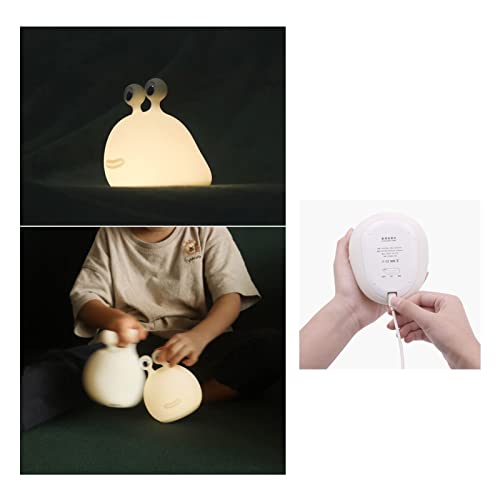 Lámpara de noche de silicona para niños diseño animal miniatura 7