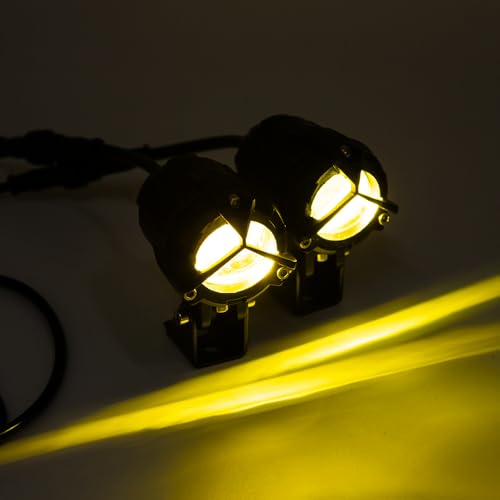 Faros auxiliares de moto homologados universales con luces LED de alta densidad para chopper 6
