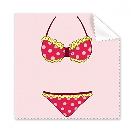 Chiffon de nettoyage téléphone avec motif tissu bikini dentelle pour écran et lunettes