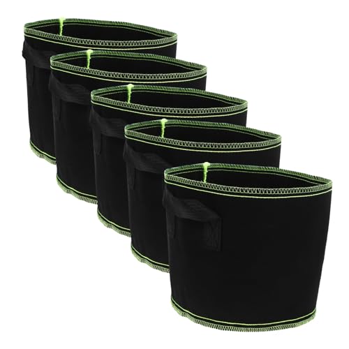 CANIGHT 5 Bolsas De Cultivo Engrosadas para Interior, De Tela No Tejida, para Cultivo De Patatas, Flores Y Viveros.