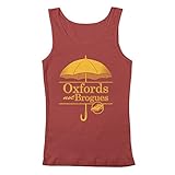 GEEK TEEZ Oxfords Not Brogues Men's Tank Top Red Medium