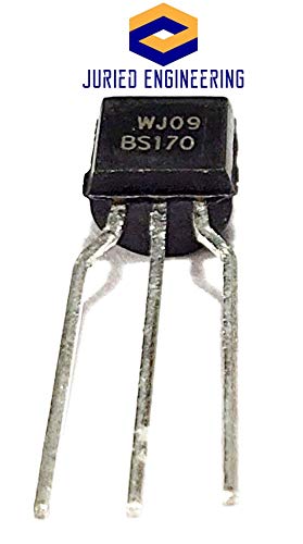 Juried Engineering Bs170 Small Signal Mosfet 500 Ma, 60 Volts N-Channel Enhancement Mode Field Effect Transistor To−92 (To−226) (Pack Of 25) #TOP4