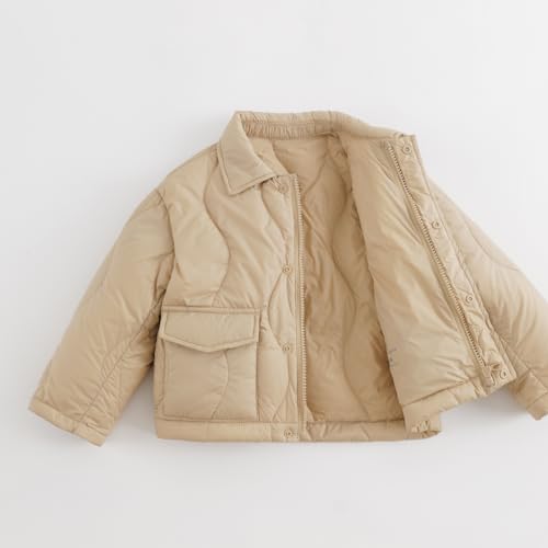 marc & janie Boys Outdoor Long Sleeve Lapel Down Jacket Ultralight Coat Soft Warm Tops 231515 7