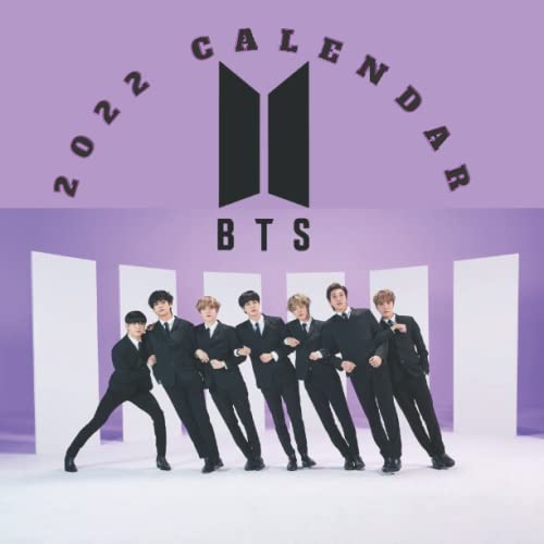 BTS CALENDAR 2022: k-Pop Bangtan Boys Monthly calendar planner 2022, Great Bts gift for all fans, kids & adults, With 14 Unique BTS Pictures (Young Forever Bts) Bts Merchandise For Girls & Boys
