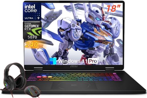 Image of msi Crosshair 18 inch Gaming Laptop 2026, RTX 5070, 32GB DDR5 RAM, 2TB SSD