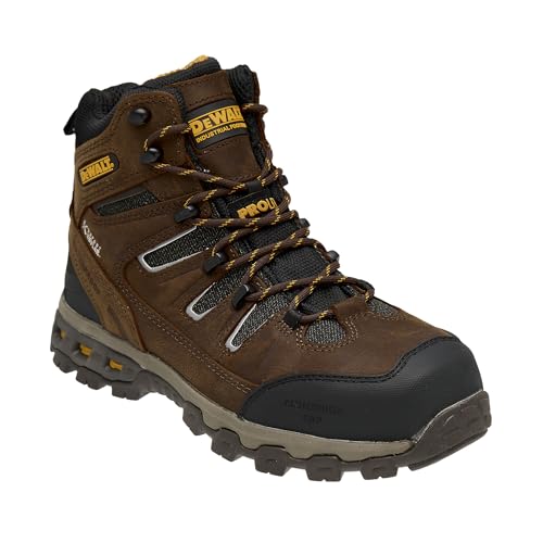 DEWALT Argon Waterproof, Breathable, Kevlar Reinforced, Lightweight, Aluminium Toe, Composite Underfoot Protection, Safety Work Boots For Men