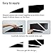 Sanfurney 2 Car Magnetic Garage Door Windows Panes Sunburst Style Pre-Cut Faux Fake Decorative Window Decals, 8 Sections 14.6