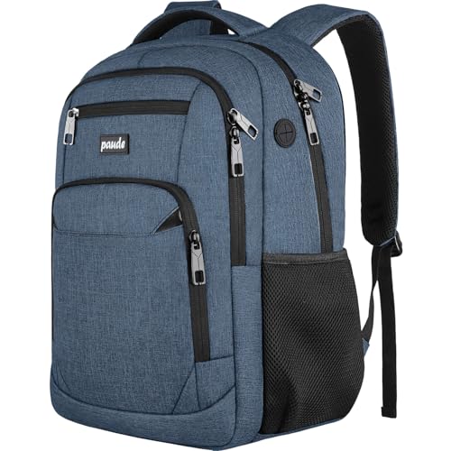 Image of Paude Backpack School, Laptop, Bookbag for Teen Boys 15.6 Inch College, Business, Work, Travel (Blue, 15.6 inch)
