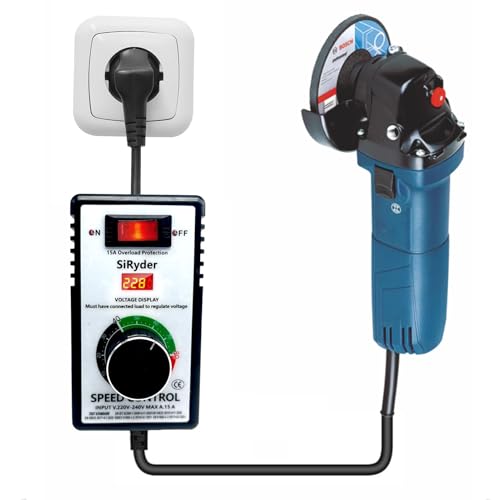 Regulador de velocidad motor 220V con protección de sobrecarga 4