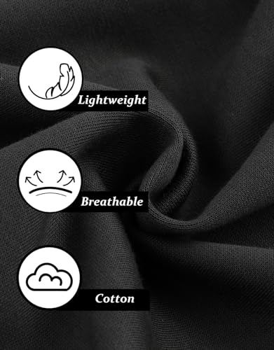 Suwangi Mens Jogger Tracksuit Bottoms Jogging Sweatpants Gym Athletic Slim Fit Cotton Casual Elastic Waistband Trousers with Multi Pocket Black - Image 6