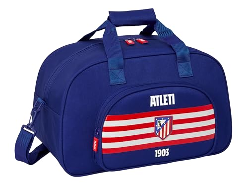 Safta ATLÉTICO DE MADRID - Bolsa de Deporte, Mochila, Ideal para Niños de Diferentes Edades, Cómoda y Versátil, Calidad y Resistencia, 40x23x24 cm