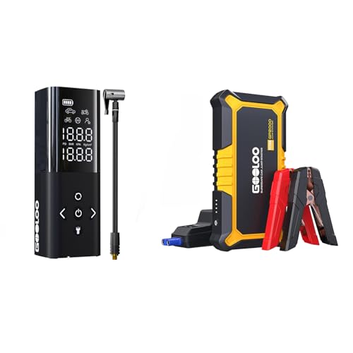 GOOLOO GP2000 Jump Starter 2000A Car Starter Battery Pack & AP150 Tire Inflator Portable Air Compressor - Detailed View